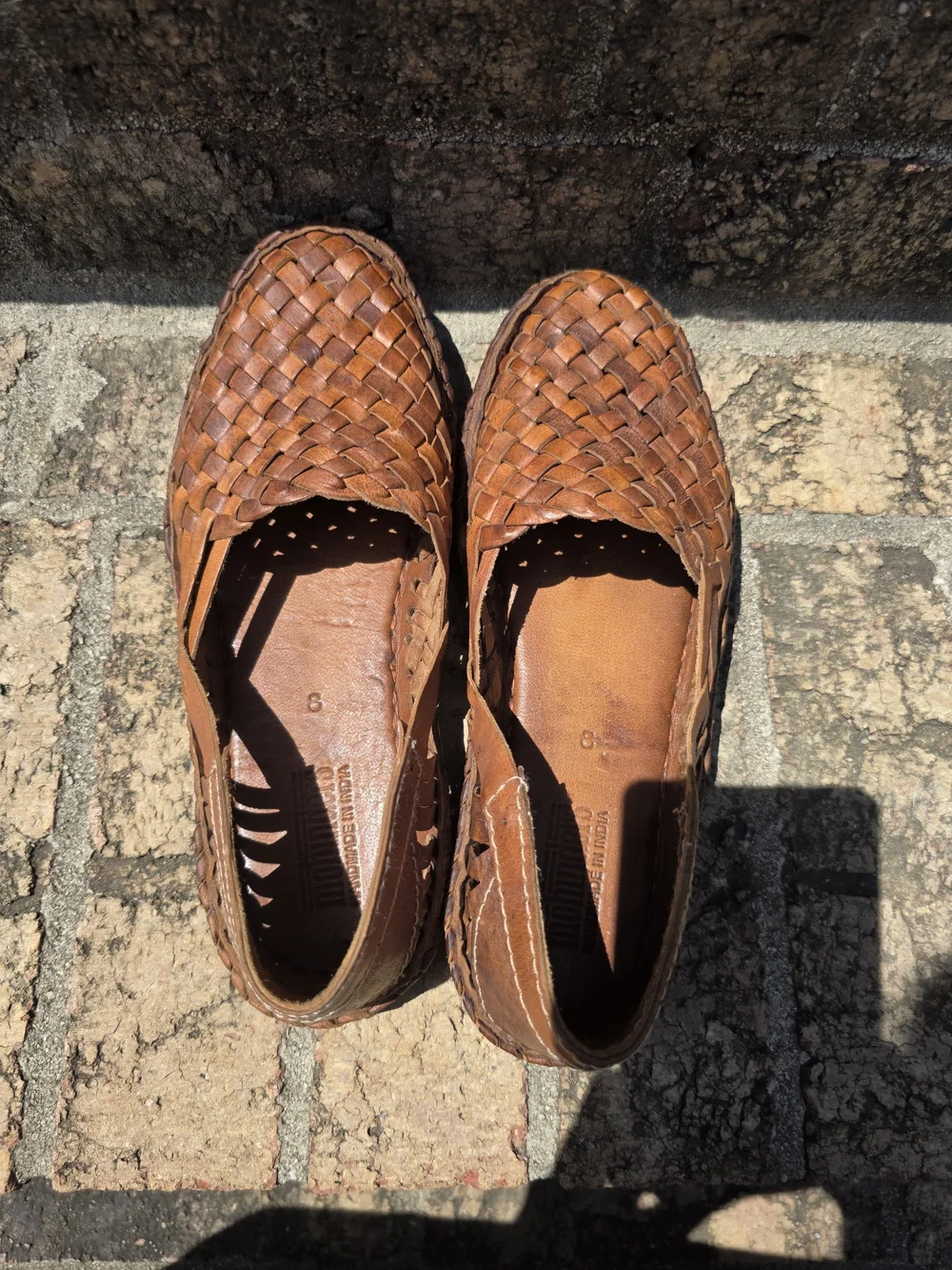 Mohinders Handmade Leather Loafers in Brown for Women